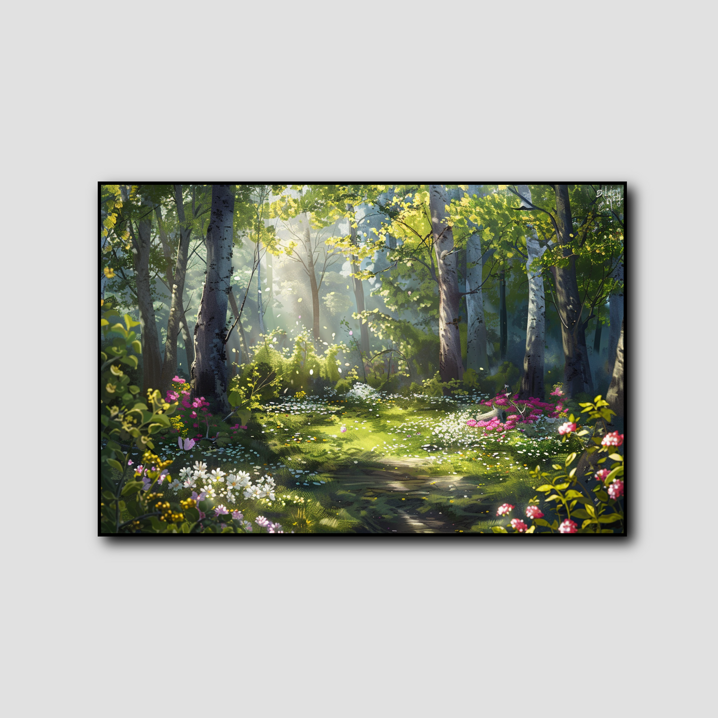 Tableau Printemps Forestier