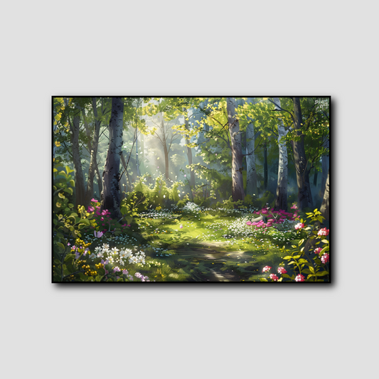 Tableau Printemps Forestier