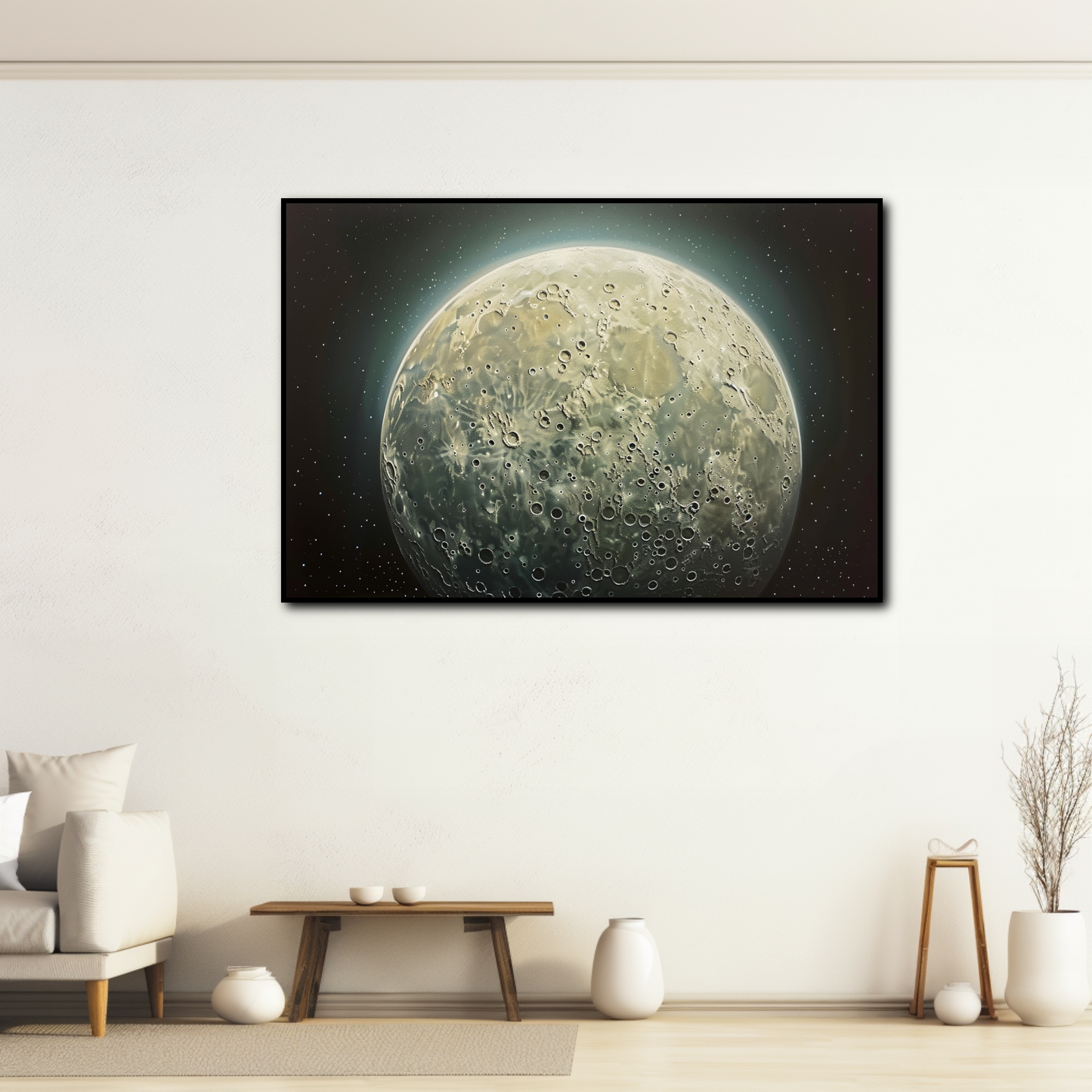 Tableau Décoratif de la Lune