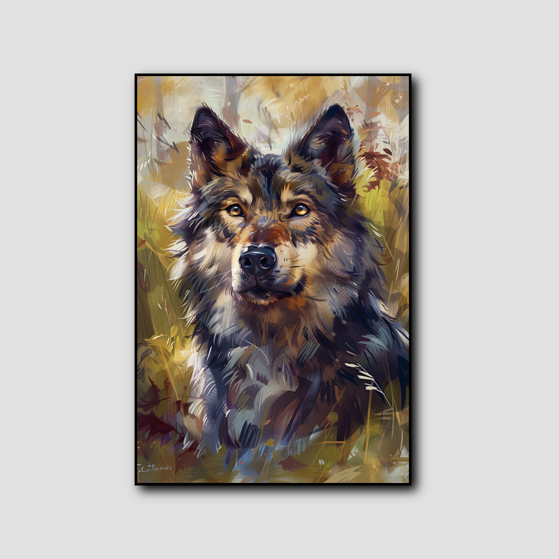 Tableau Chien Loup