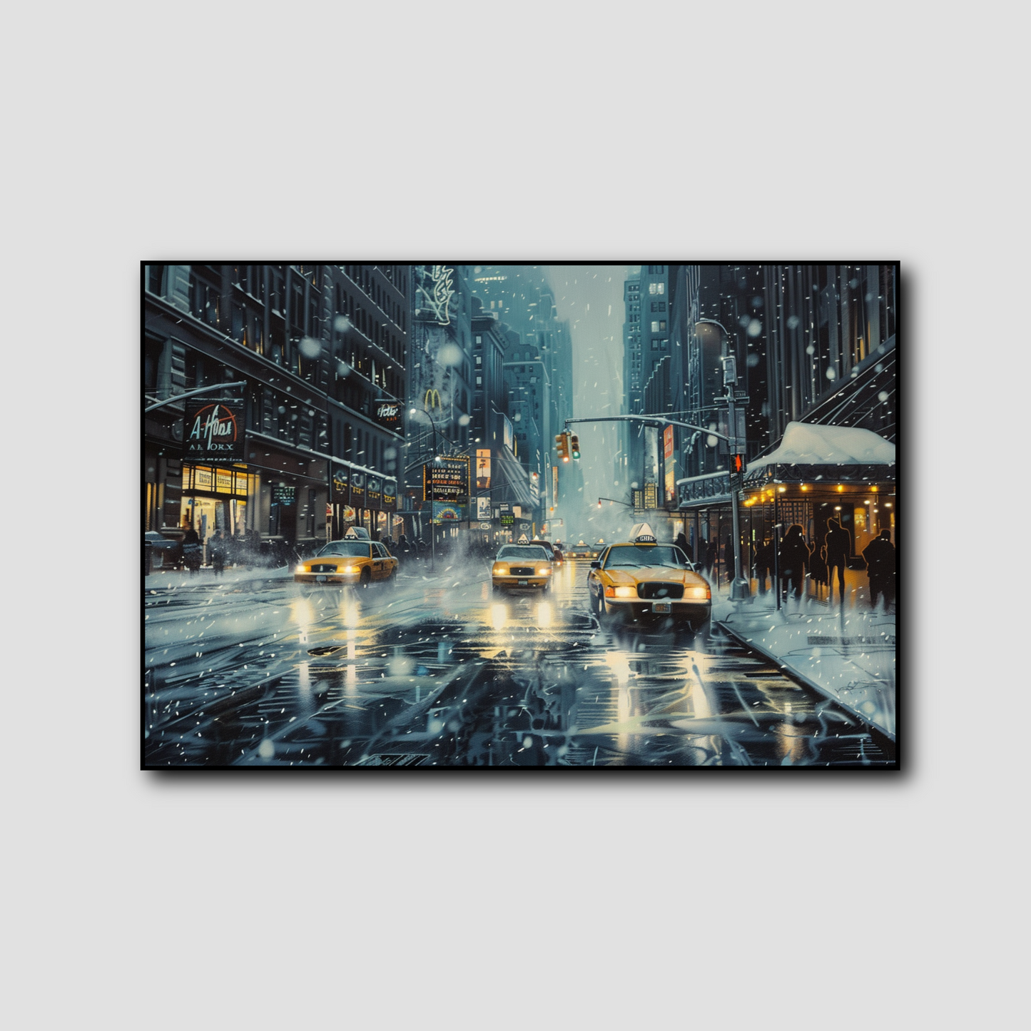 Peinture New York en Hiver