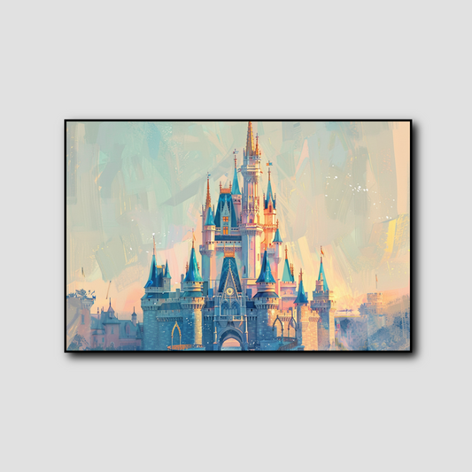 Tableau Château Disney Premium