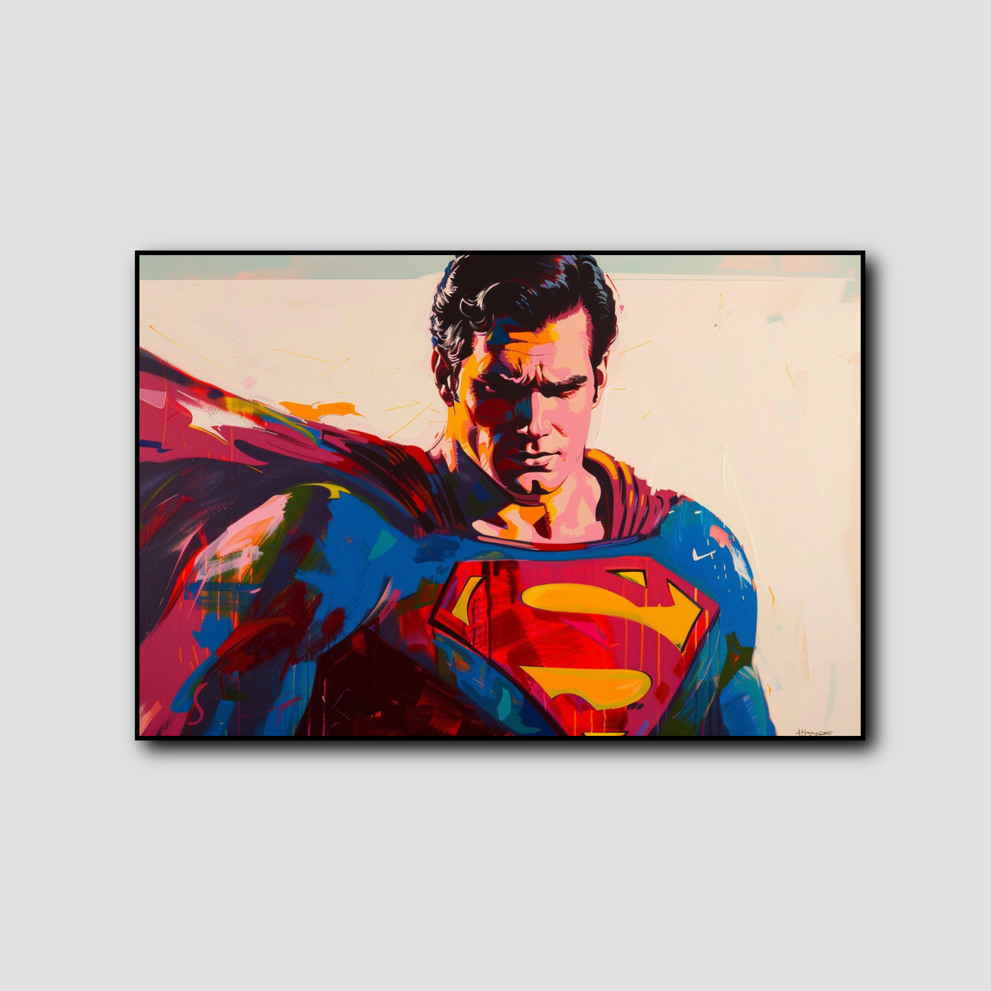 Tableau Superman Pop Art