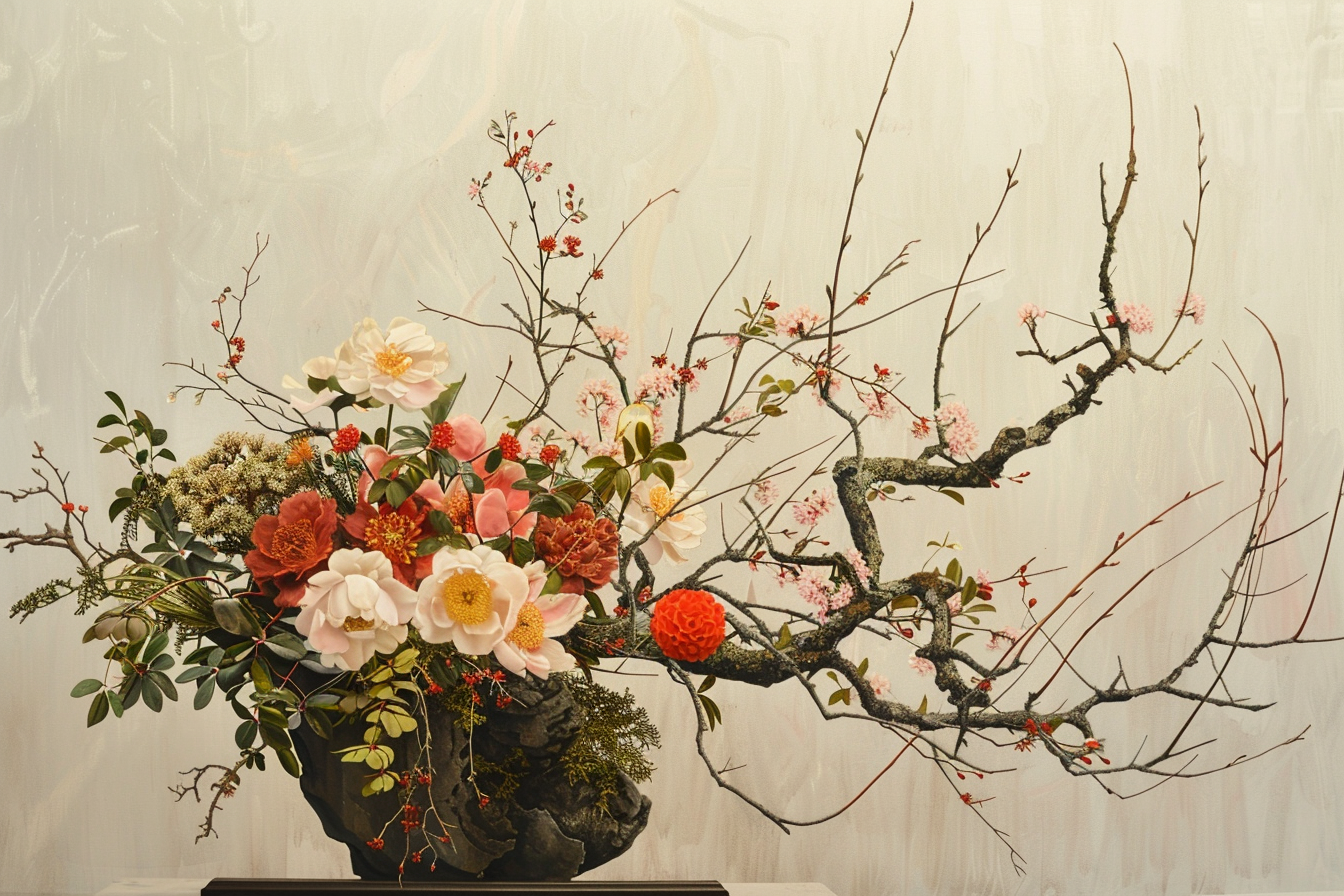 Tableau Ikebana