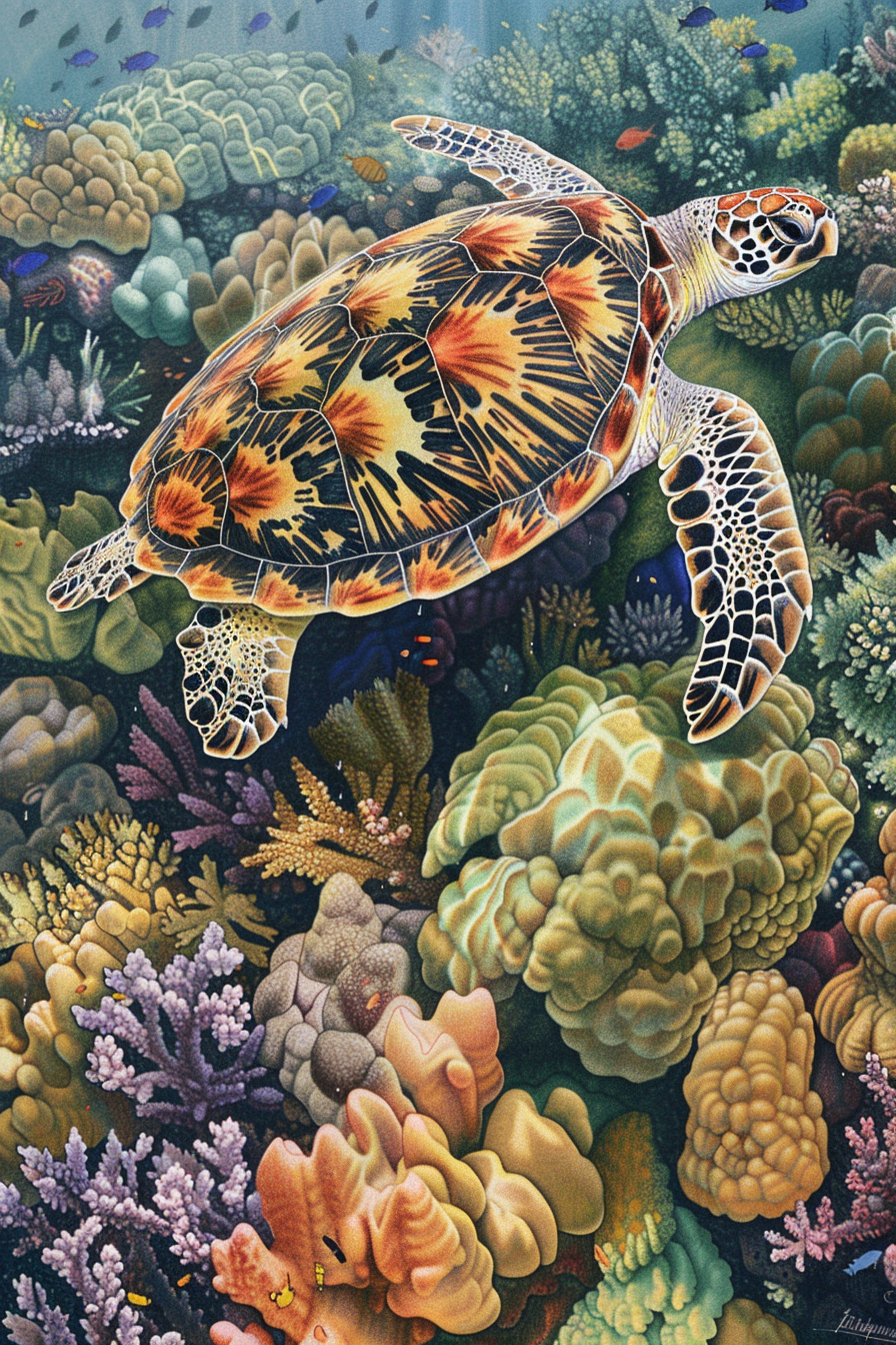 Tableau Tortue Imbriquée