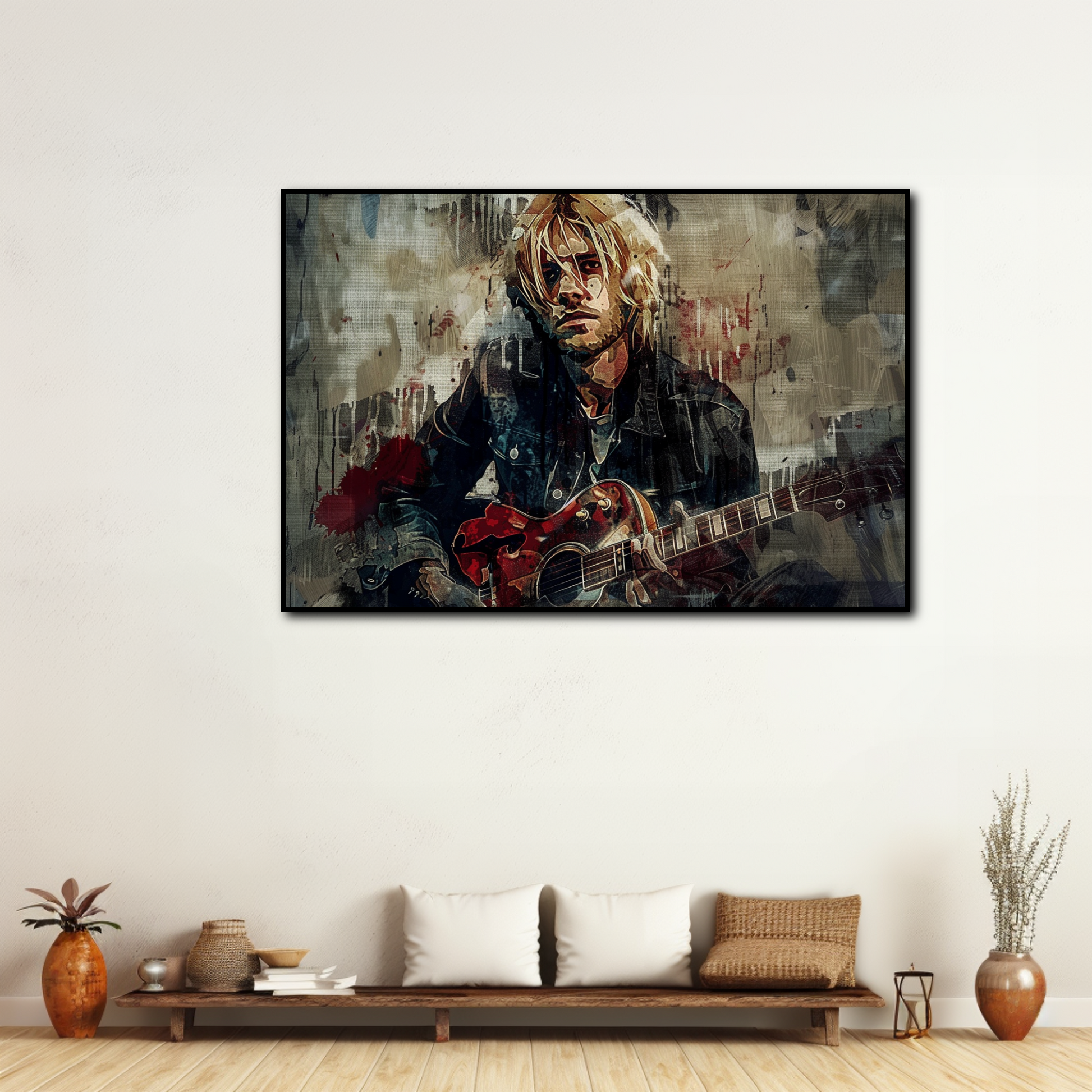 Tableau Nirvana Kurt Cobain