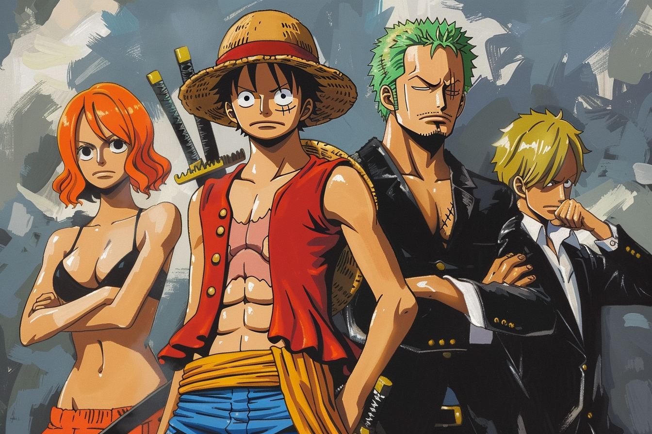 Tableau One Piece Héros