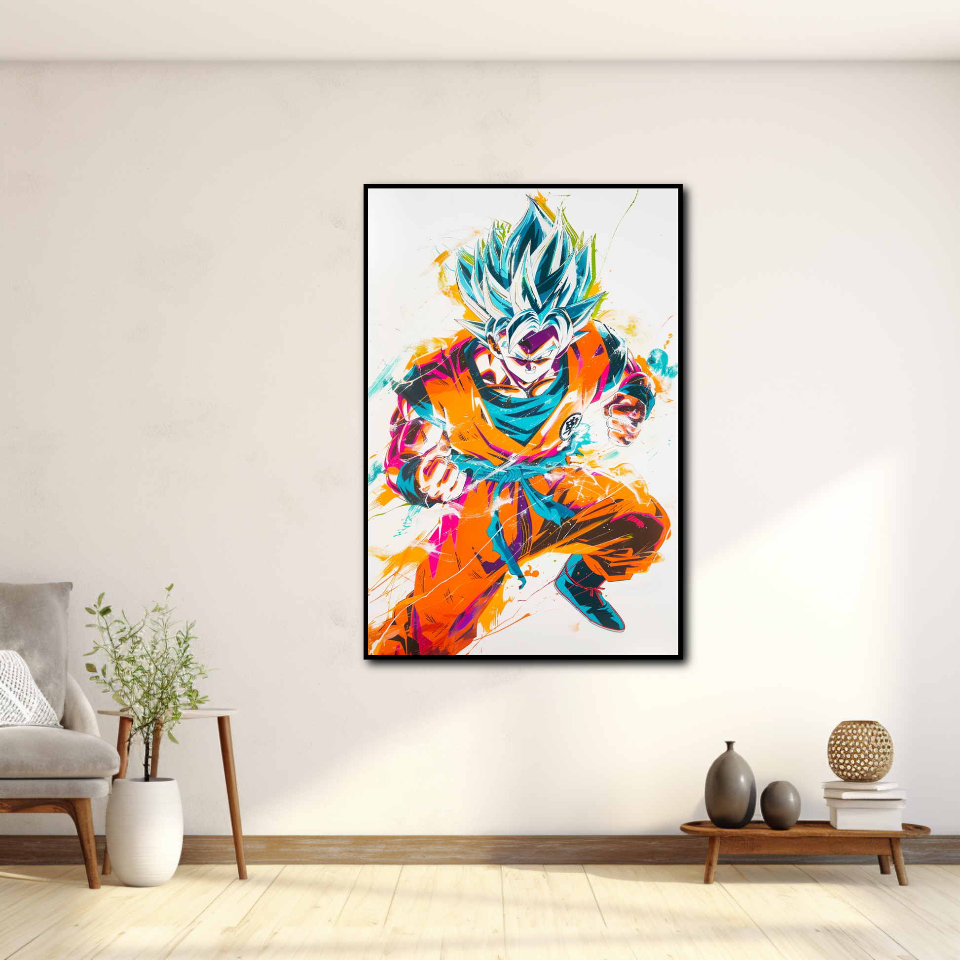 Tableau Dragon Ball Z Sangoku Pop Art