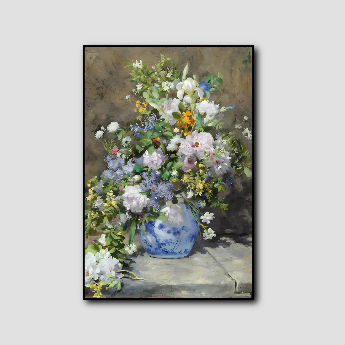 Grand vase avec fleurs - Pierre-Auguste Renoir