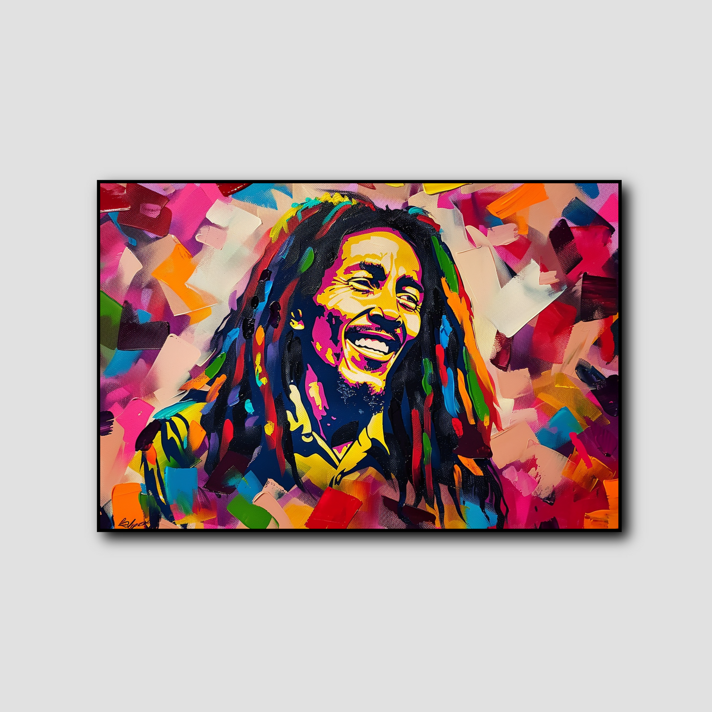 Tableau Bob Marley Pop Art