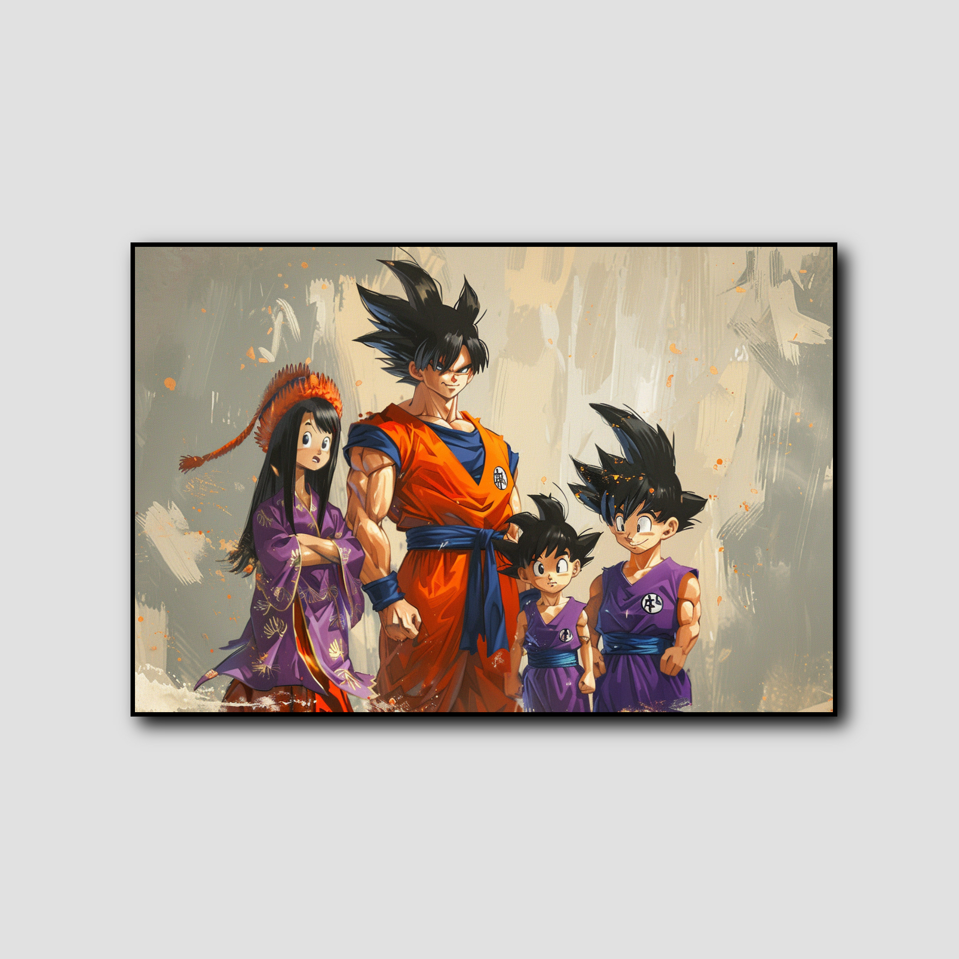 Tableau Dragon Ball En Famille