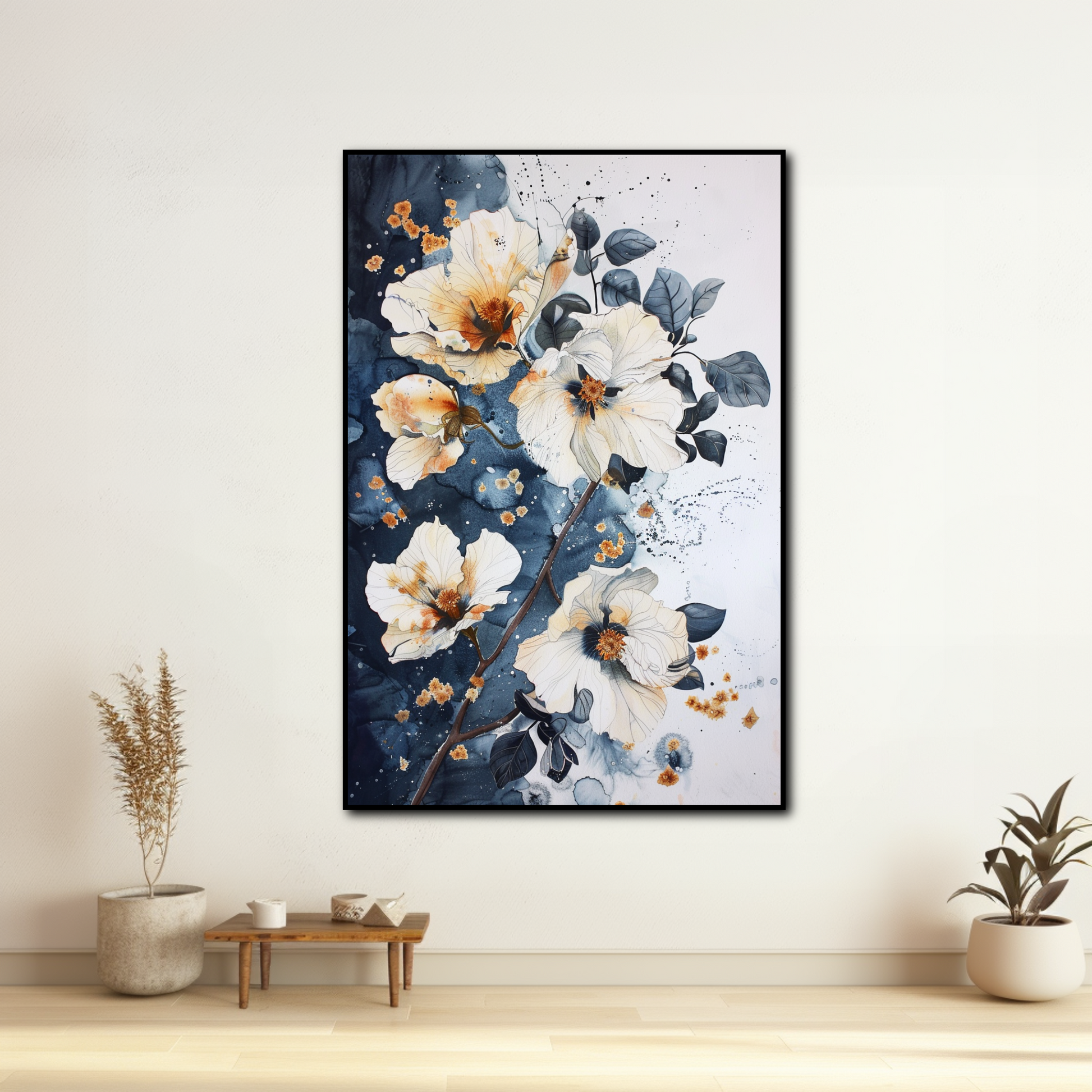 Tableau Aquarelle Fleurs