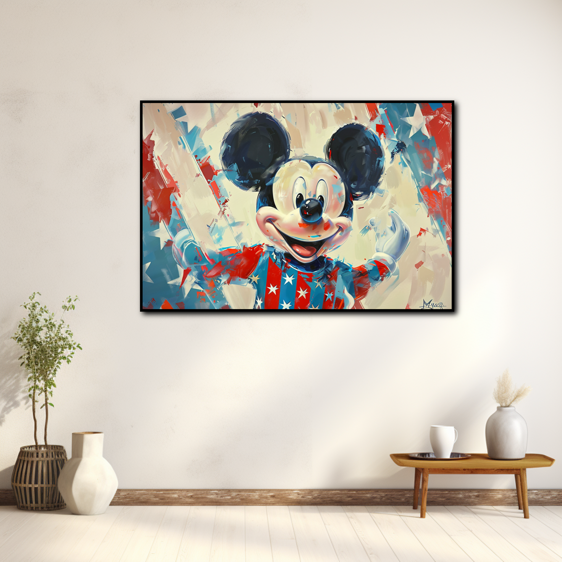 Tableau Disney Mickey USA