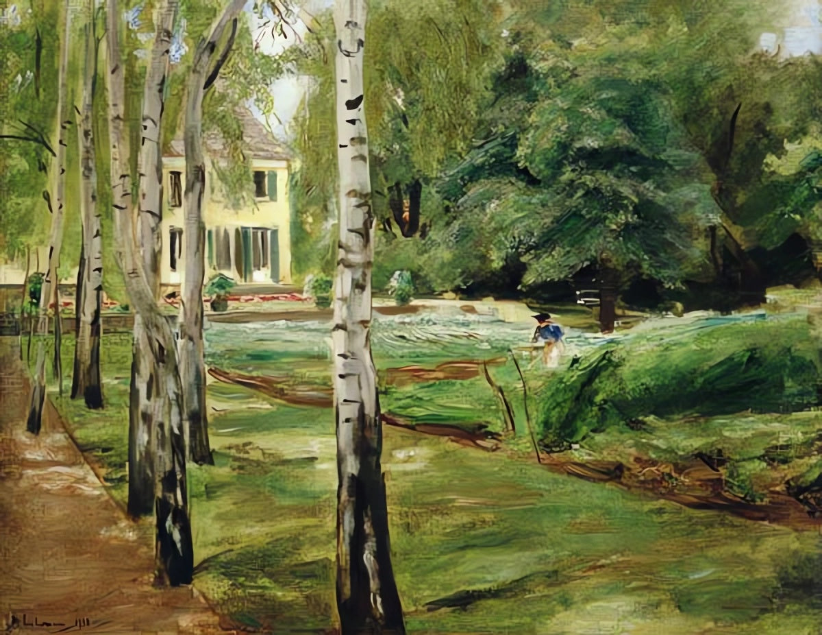 L'allée de bouleaux - Max Liebermann