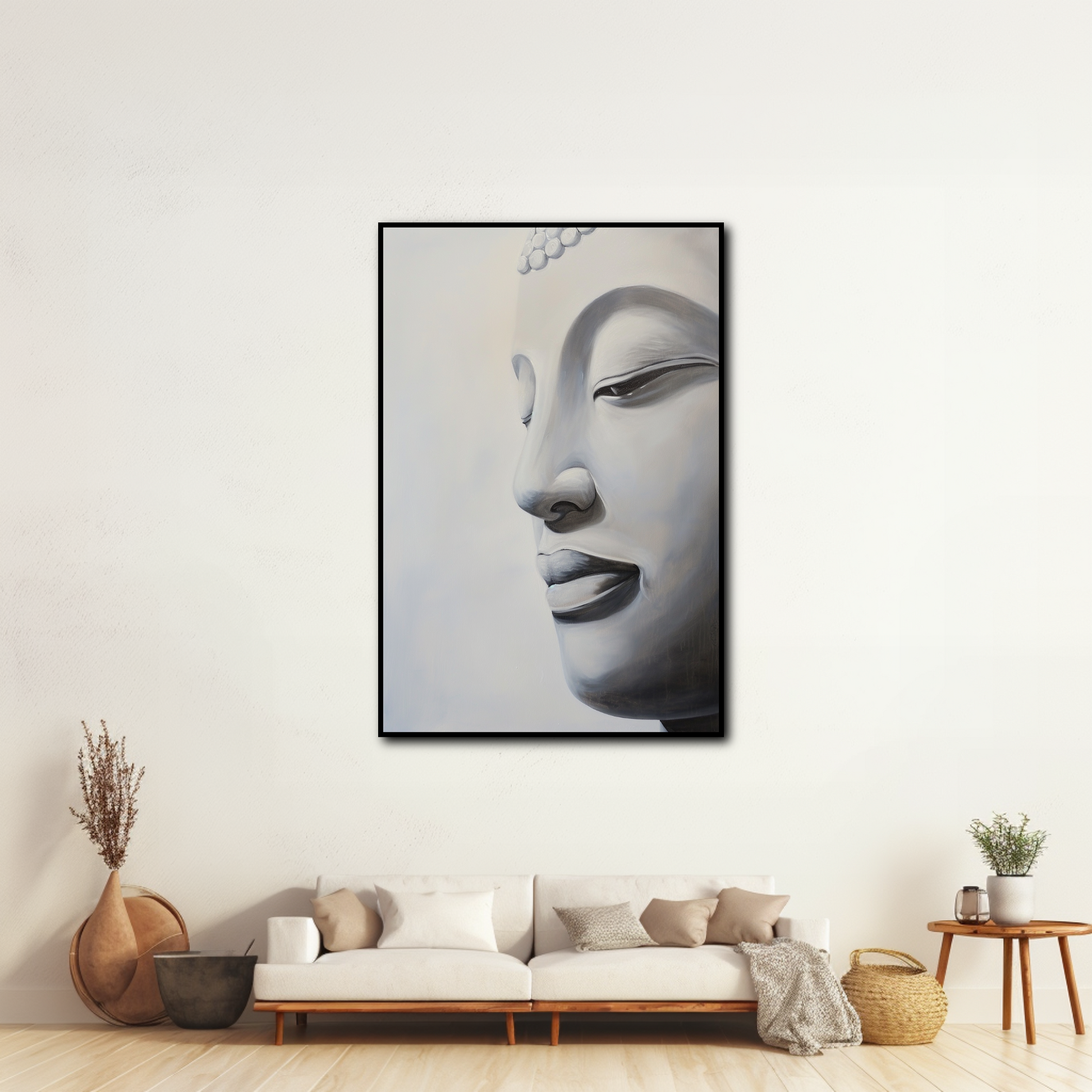 Peinture Visage de Bouddha