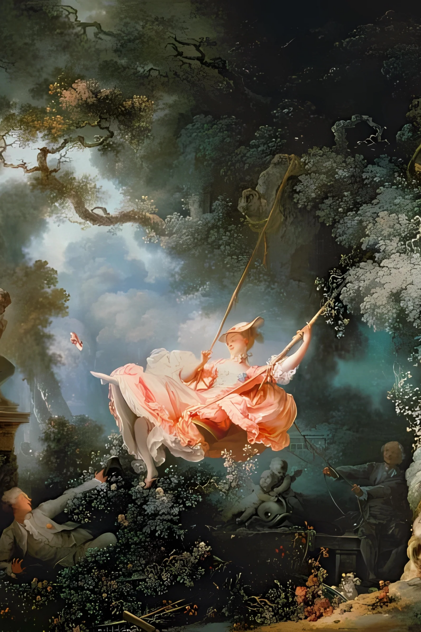 L'oscillation - Jean Honoré Fragonard