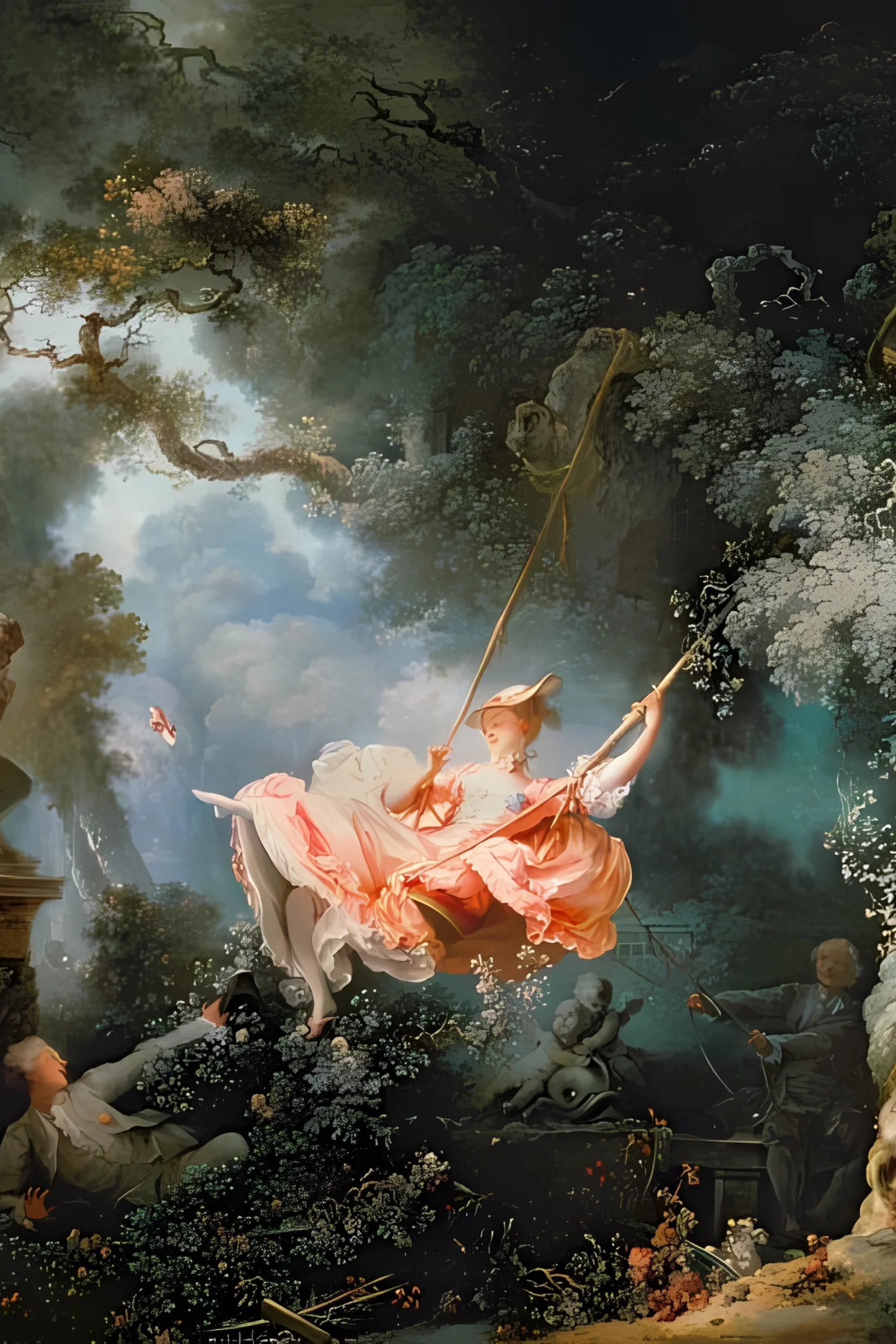 L'oscillation - Jean Honoré Fragonard