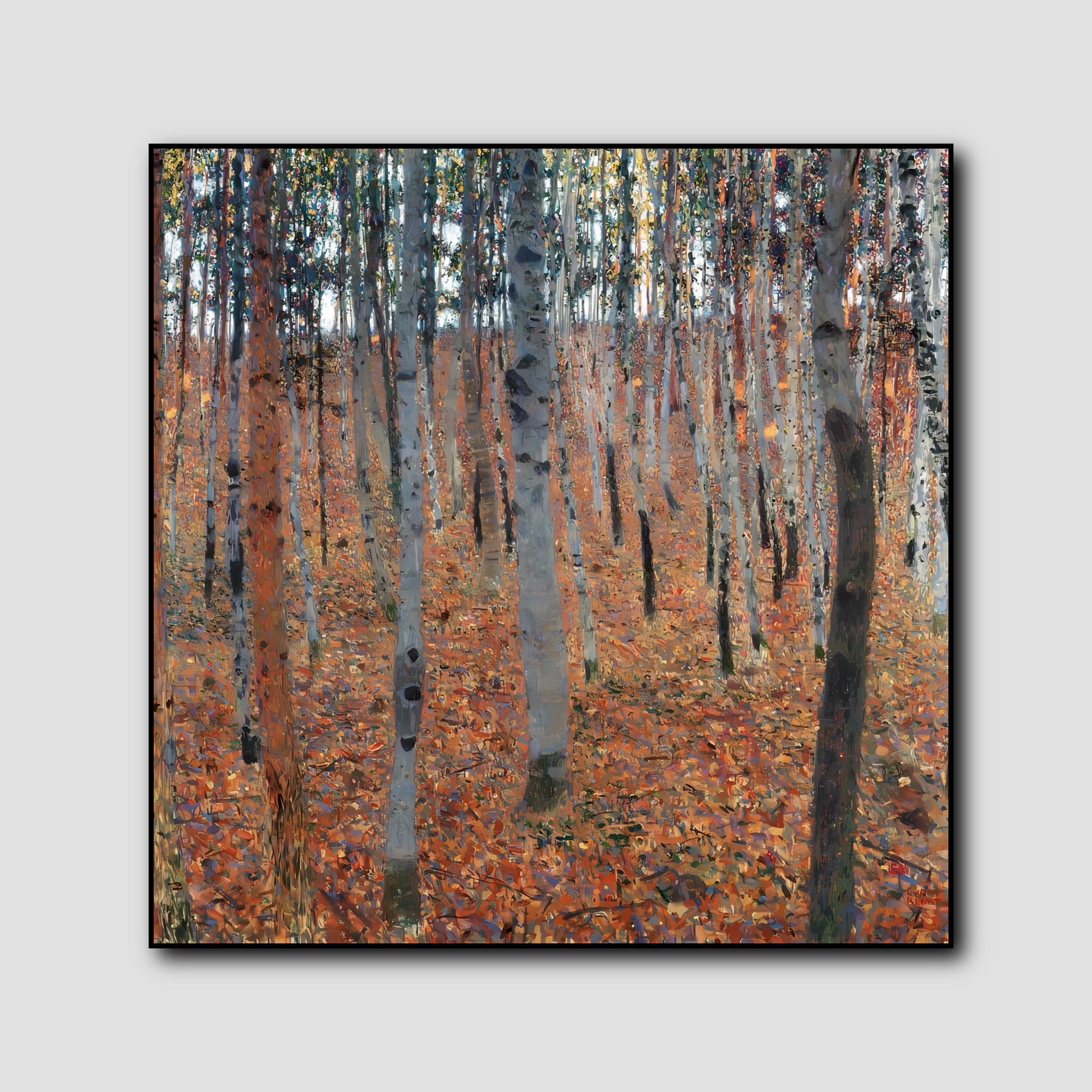 Forêt de bouleaux - Gustav Klimt