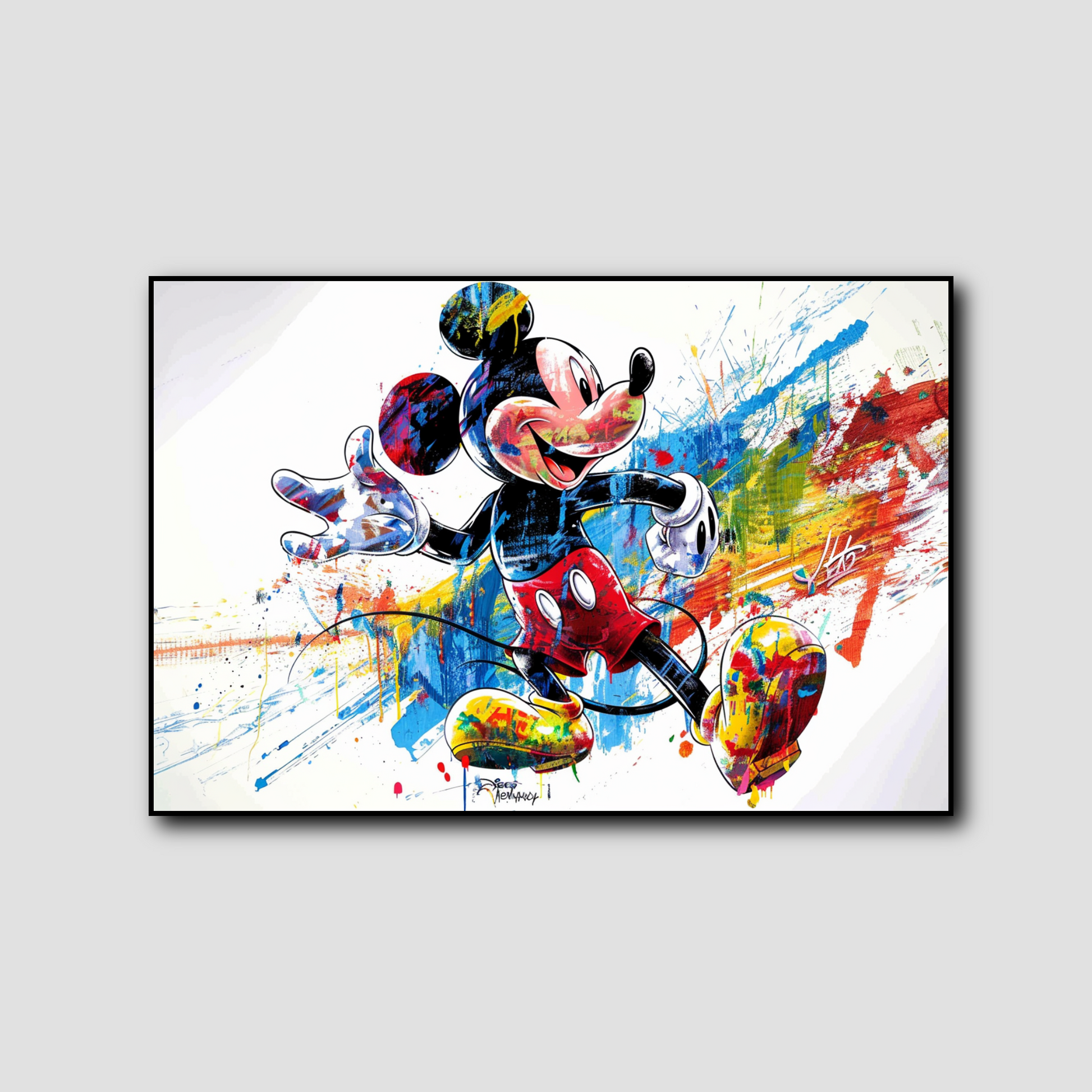 Tableau Disney Mickey Street Art