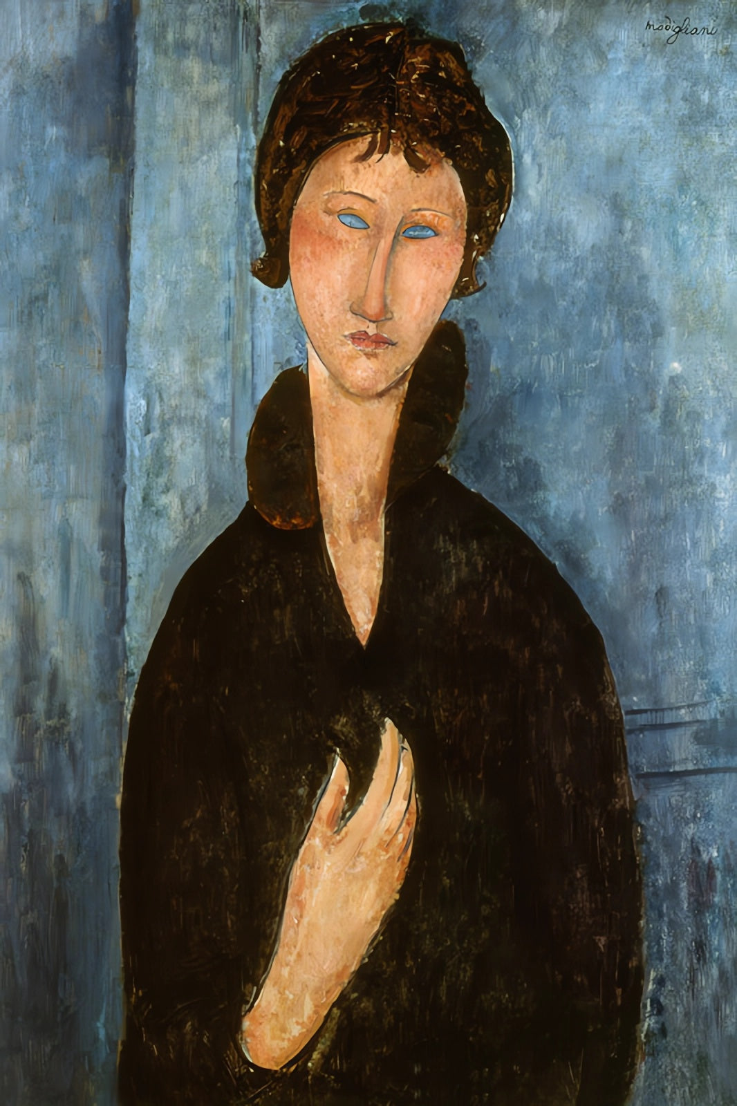 Femme aux yeux bleus - Amadeo Modigliani