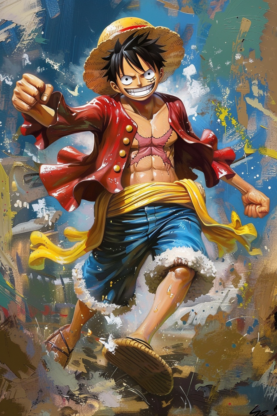 Tableau One Piece LUFFY