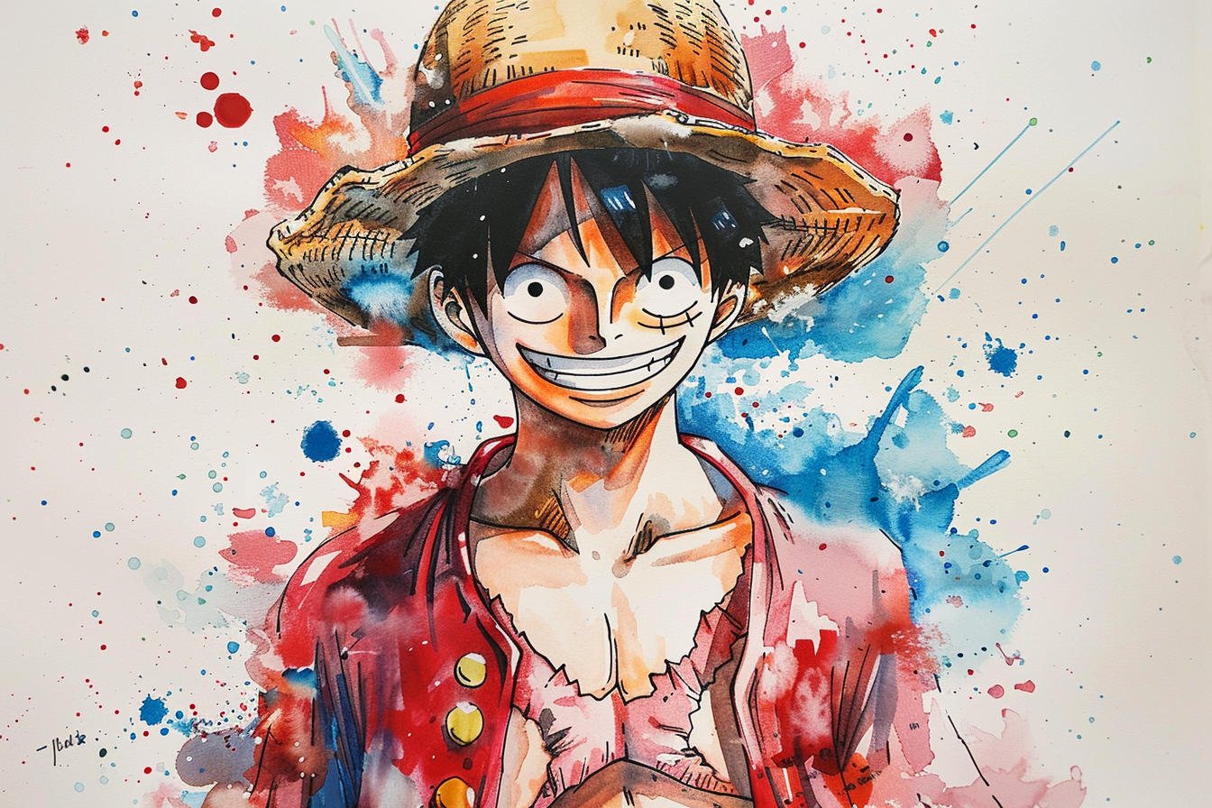 Tableau One Piece Monkey D Luffy