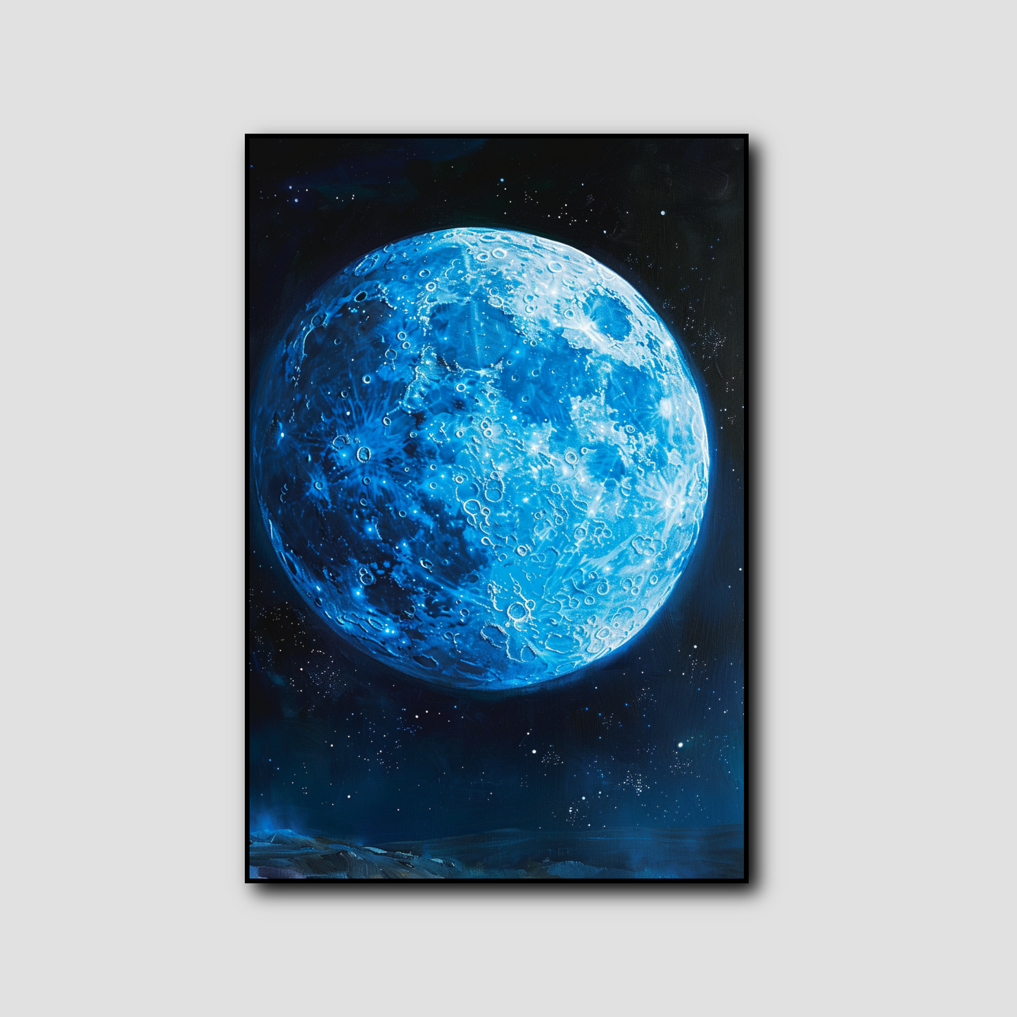 Tableau Lune Bleue