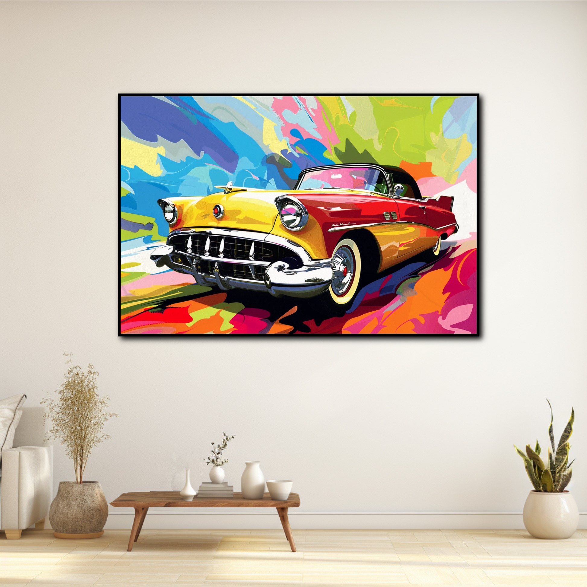 Tableau Voiture Pop Art