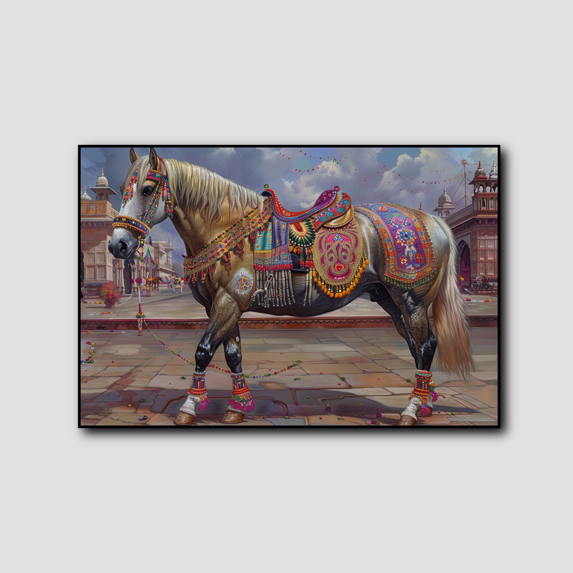 Tableau Cheval Indien