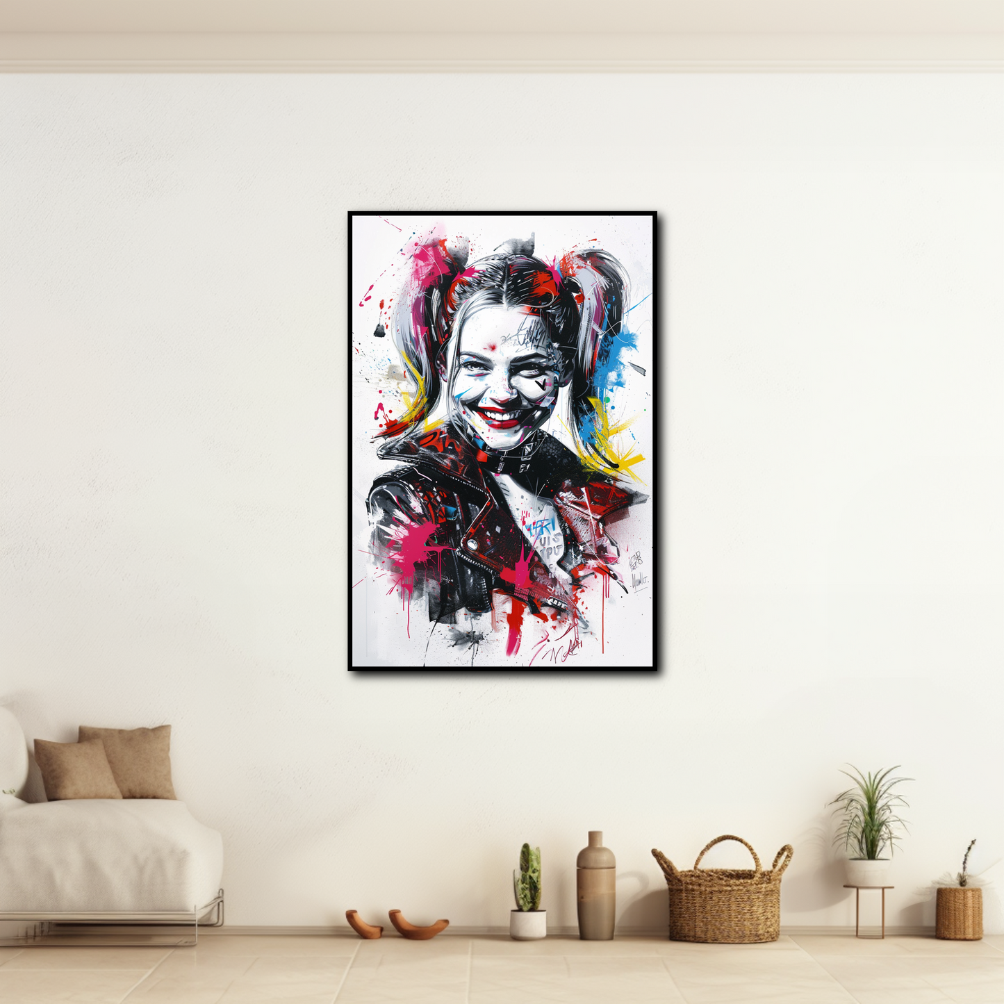 Tableau Harley Quinn Suicide Squad Street art