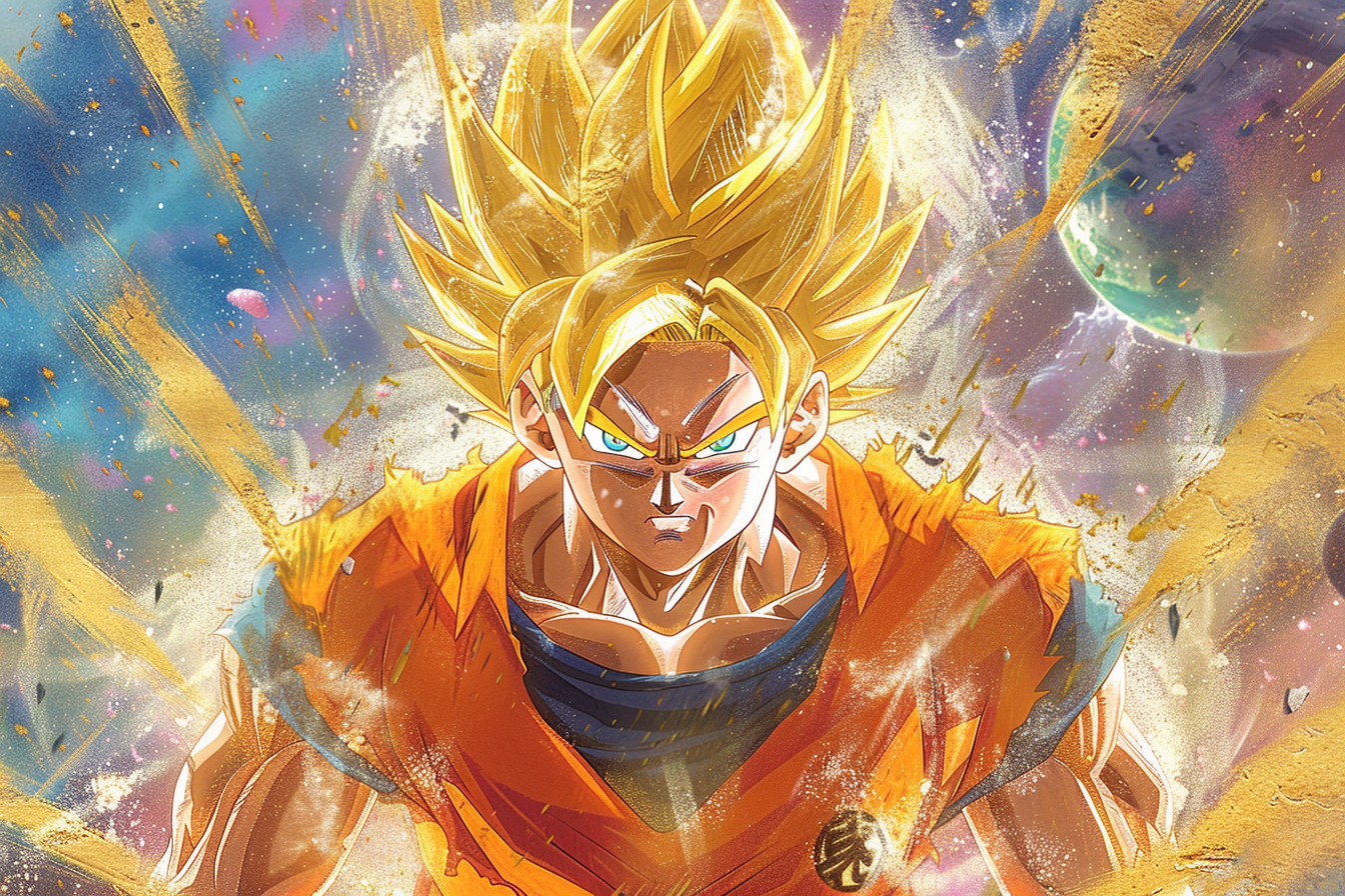 Tableau Dragon Ball Z Sangoku World Star