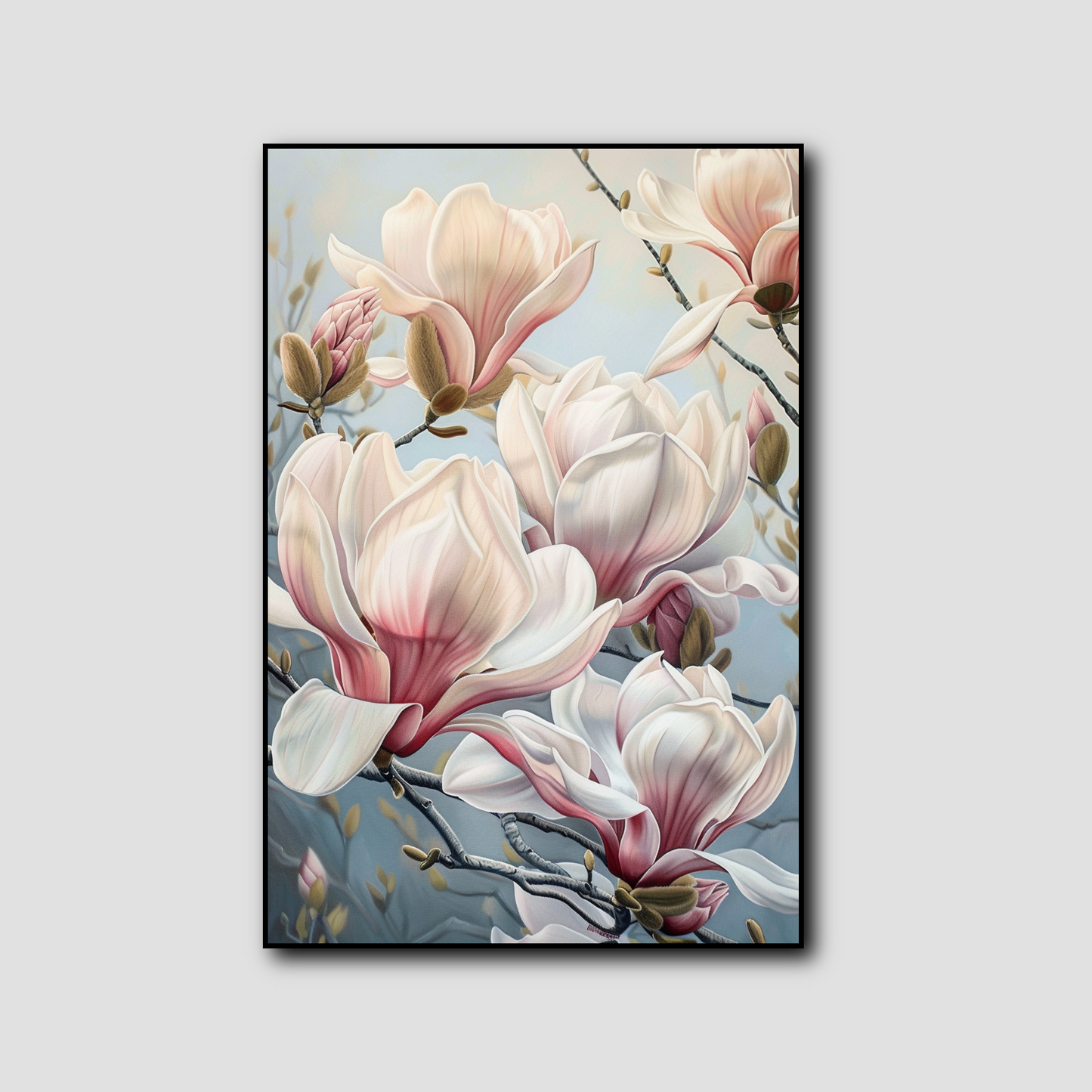 Tableau Peinture Magnolia