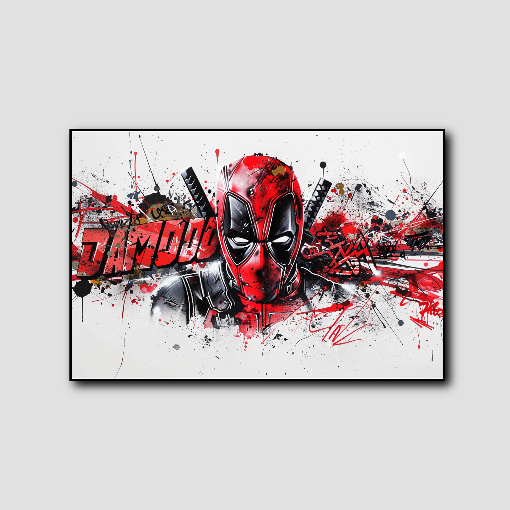 Tableau Deadpool Street Art – Marvel