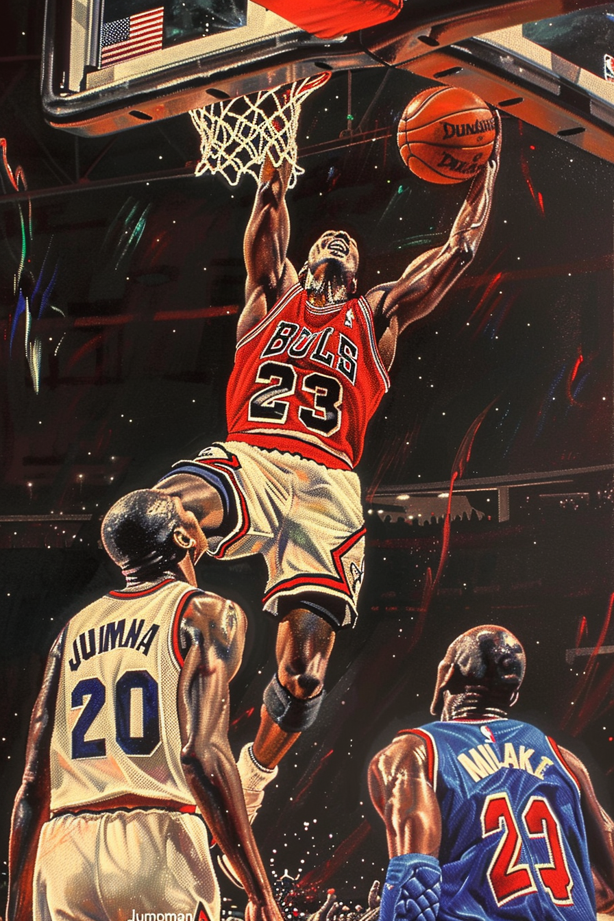 Tableau Michael Jordan Dunk