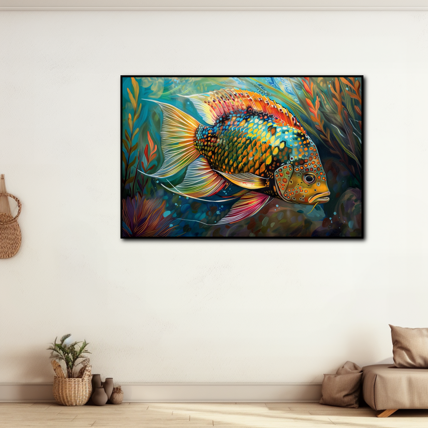 Peinture Poisson Exotique