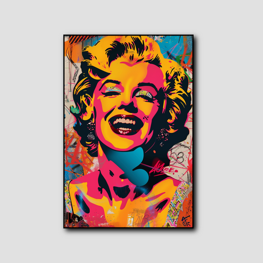 Tableau Street Art Marylin Monroe ICON