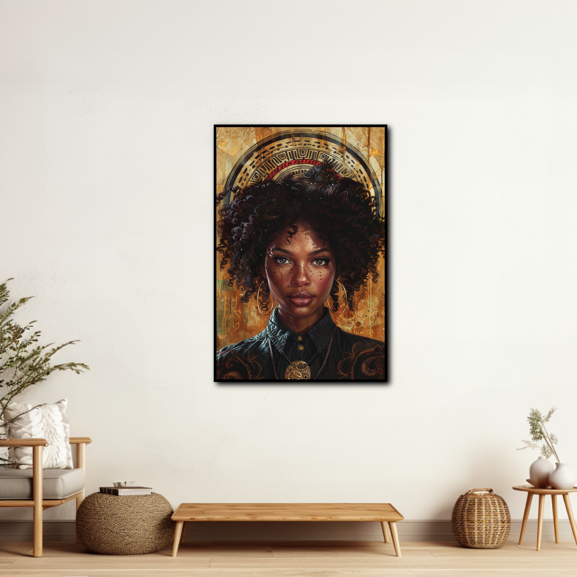 Tableau Femme Afro