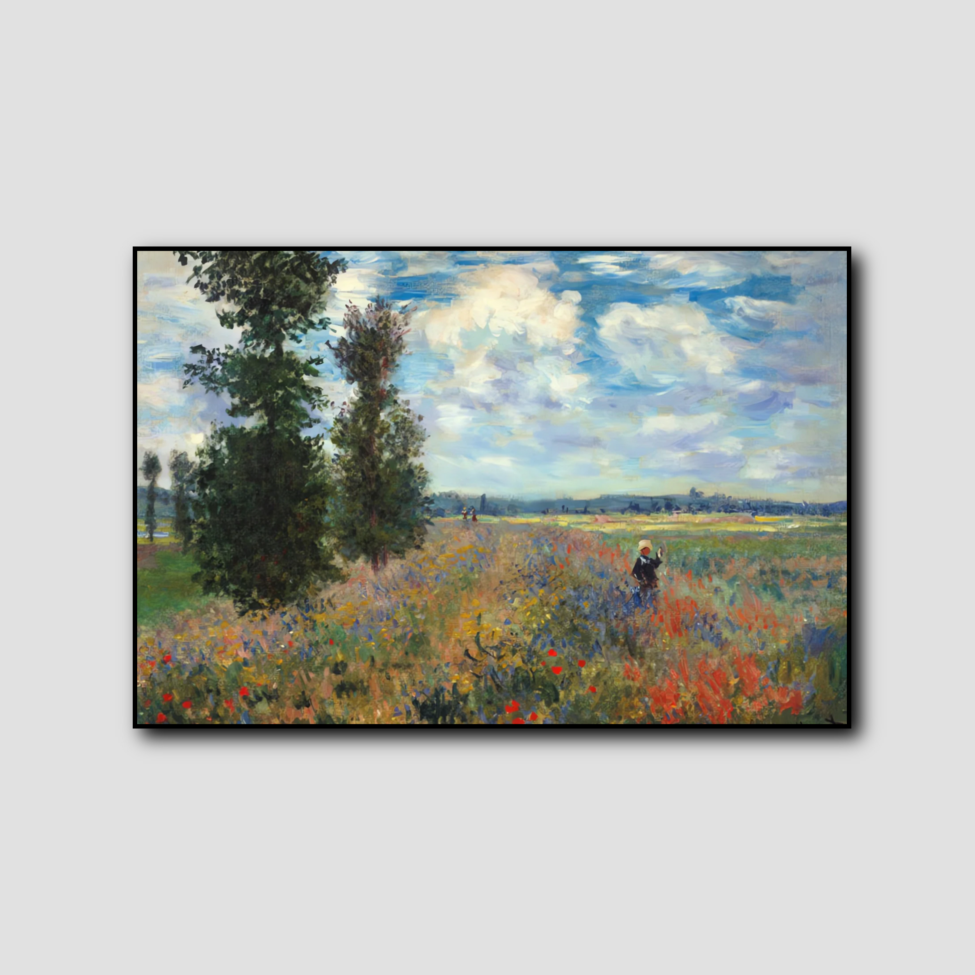 Le champ de coquelicots - Claude Monet