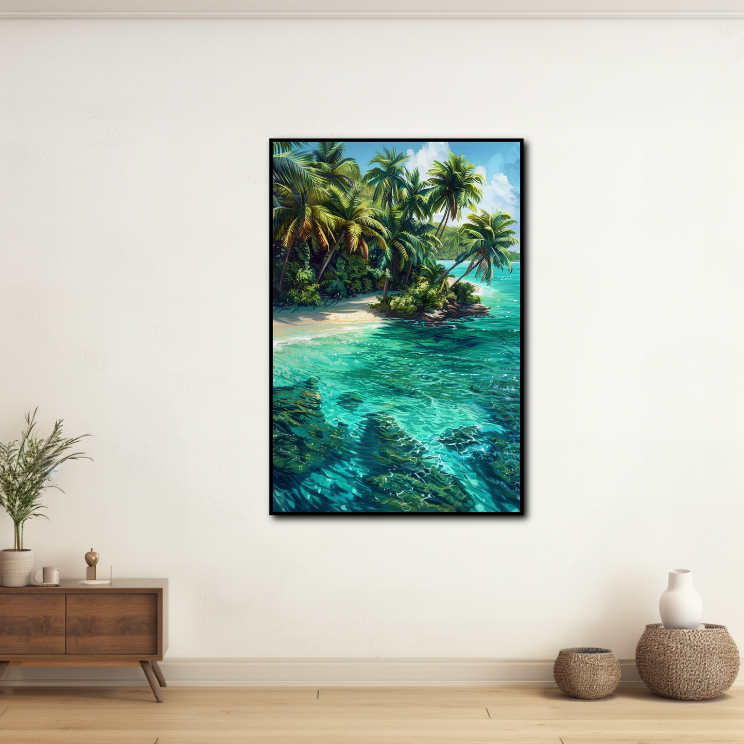 Tableau Île tropicale