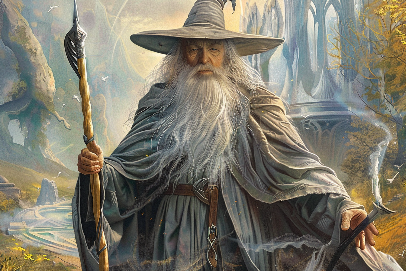 Tableau Seigneur des Anneaux Gandalf