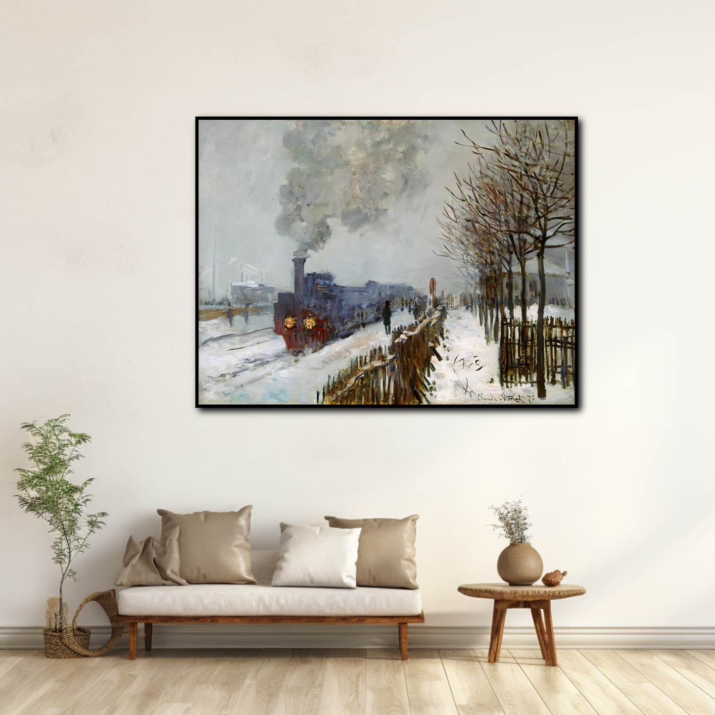 Train dans la neige, la locomotive - Claude Monet