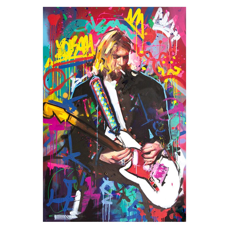 Tableau Pop Art Rock Icons