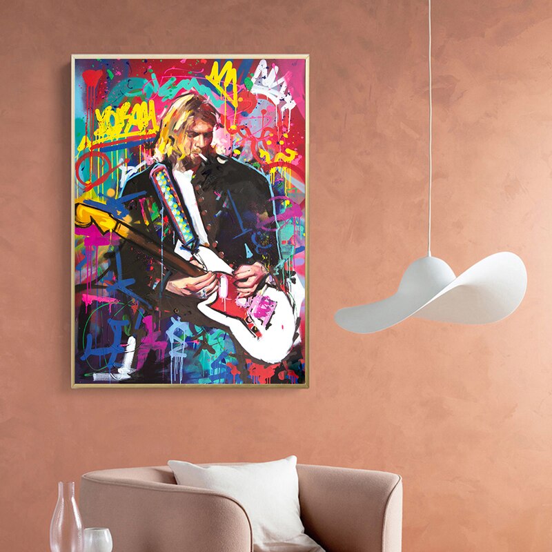 Tableau Pop Art Rock Icons