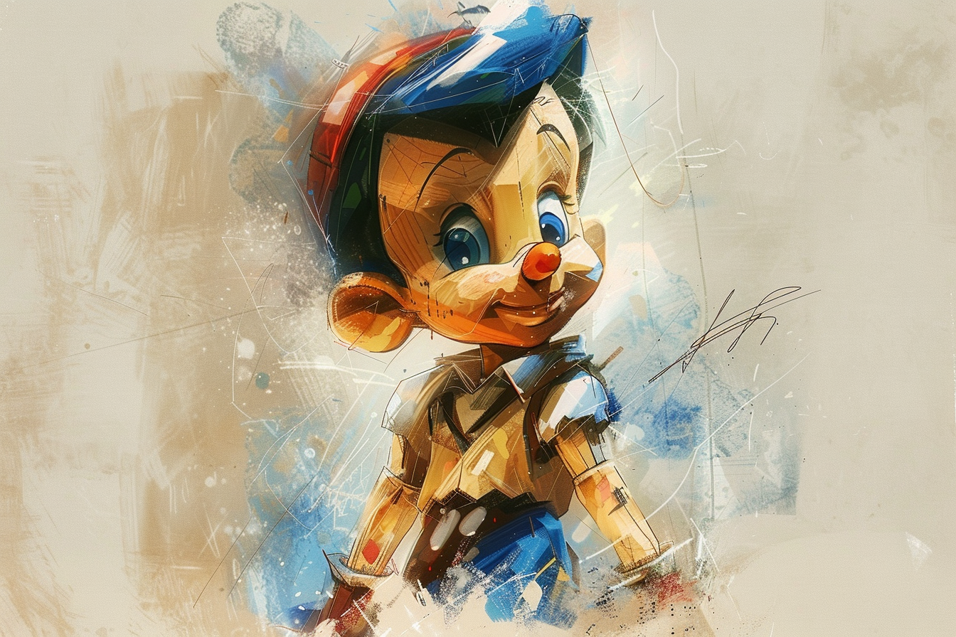 Tableau Disney Pinocchio