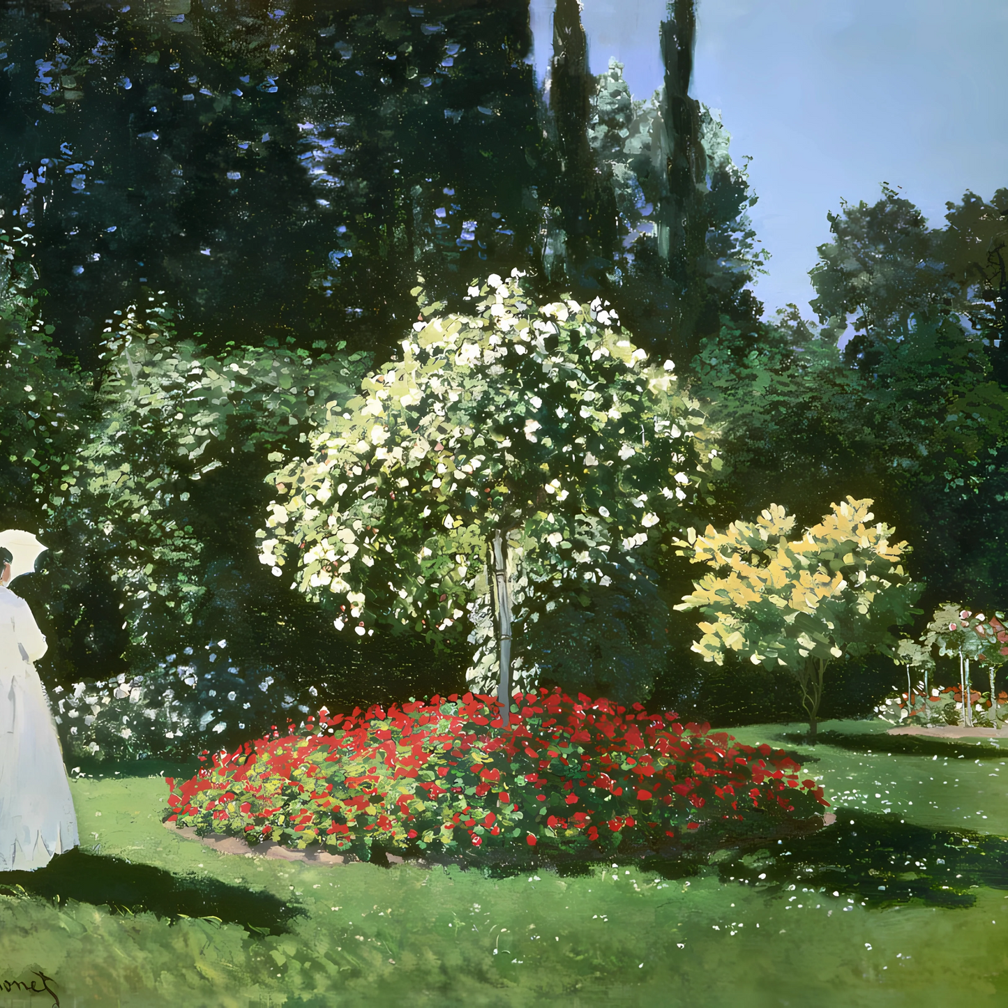 Dame dans le jardin - Claude Monet