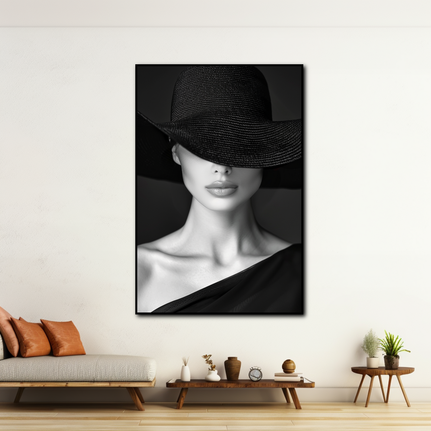 Portrait Femme Chapeau