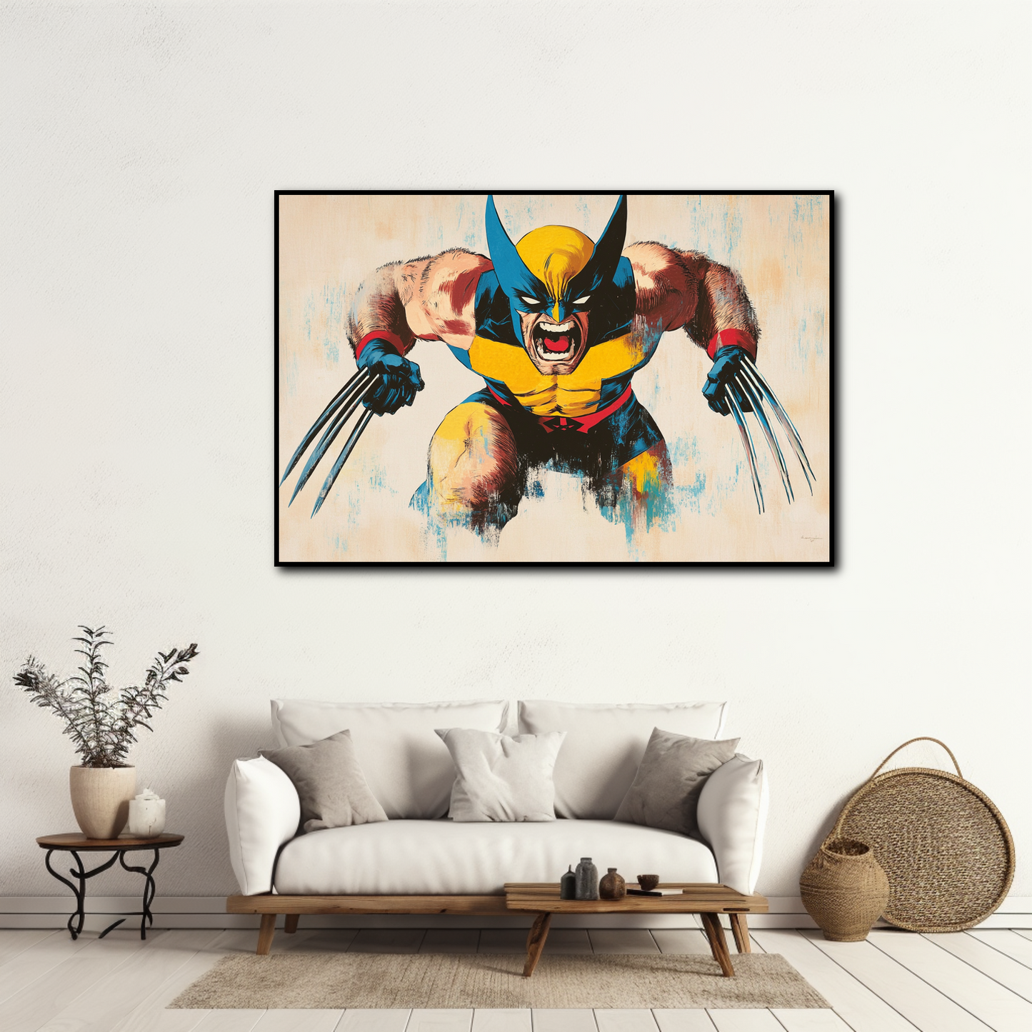 Tableau déco Wolverine Dc-Comics bande dessinée