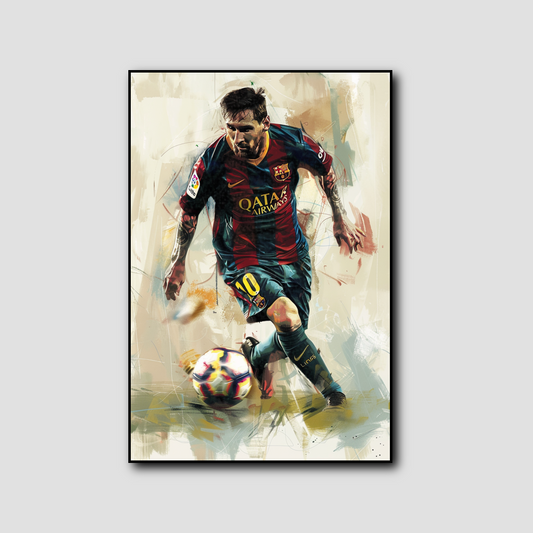 Tableau Lionel Messi N°10