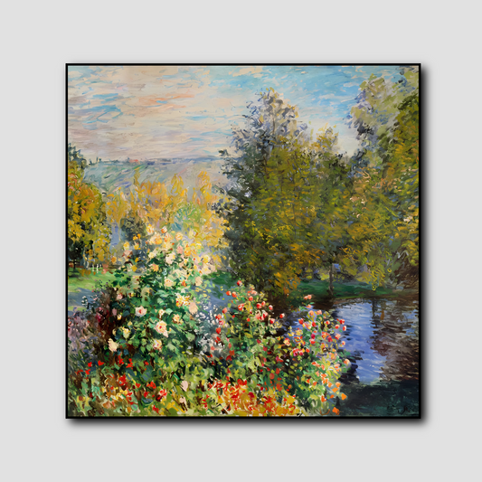 Dans le jardin de Montgeron - Claude Monet