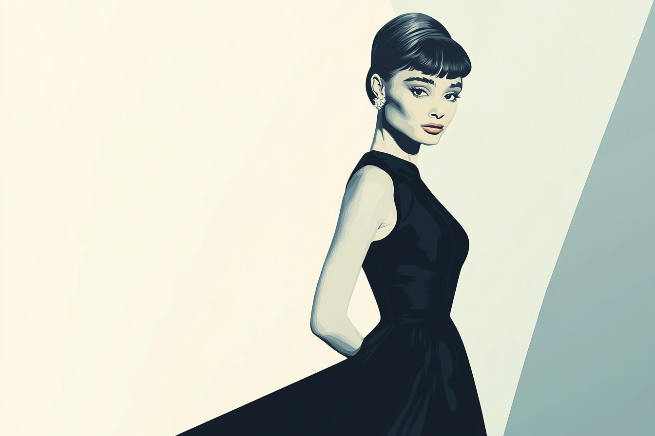 Tableau Audrey Hepburn Glamour